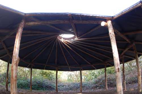 canvas covered roundhouse